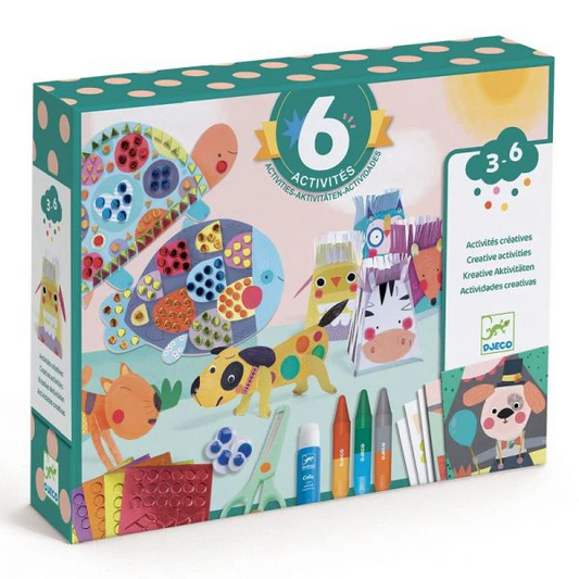 COFFRET MULTI-ACTIVITÉS "LES ANIMAUX ET LEUR MAISON"