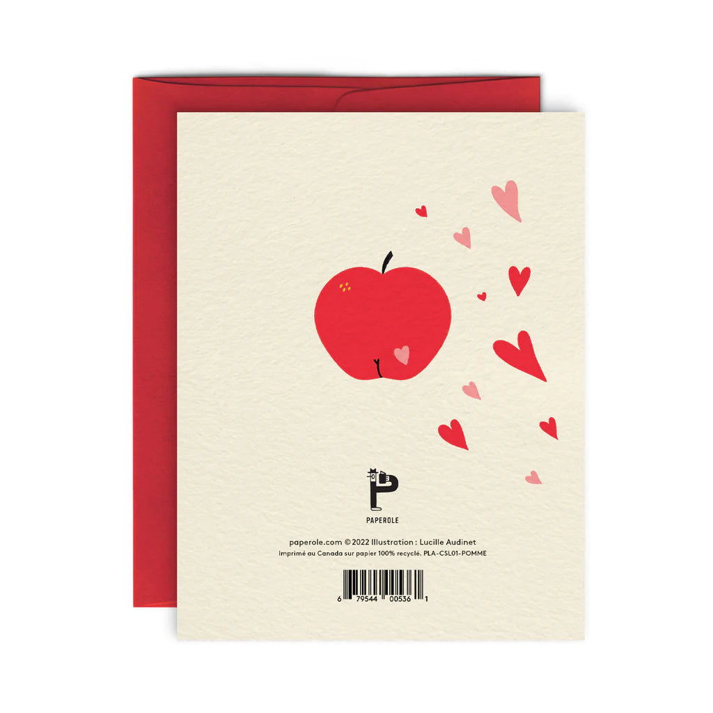 CARTE POMME D’AMOUR