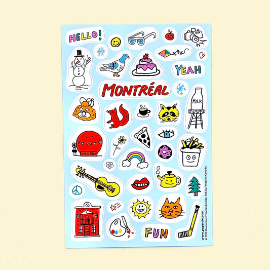 STICKERS "MONTRÉAL"