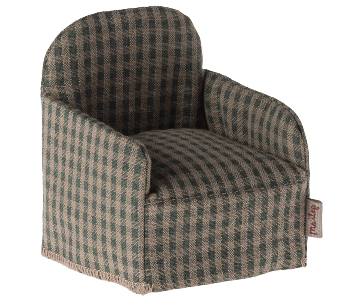 FAUTEUIL DAMIER VERT POUR SOURIS