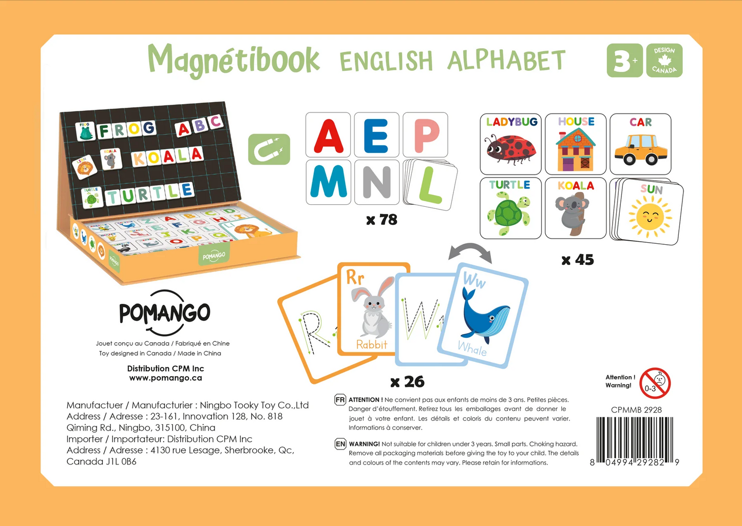 MAGNÉTIBOOK ALPHABET ANGLAIS