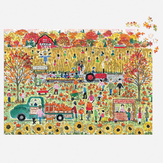 PUZZLE "CHAMPS DE CITROUILLES" 1000 MCX