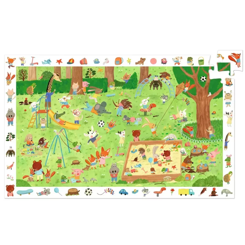 PUZZZLE OBSERVATION "LE SQUARE DES PETITS AMIS" 35 MCX