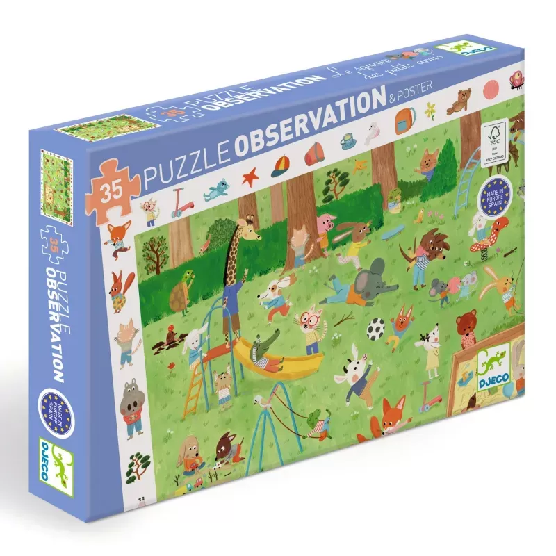 PUZZZLE OBSERVATION "LE SQUARE DES PETITS AMIS" 35 MCX