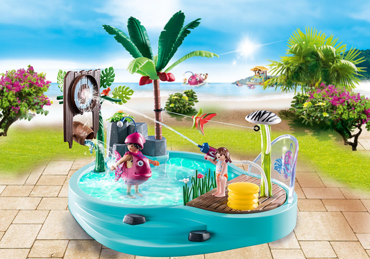 PISCINE AVEC JETS D'EAU "FAMILY FUN"